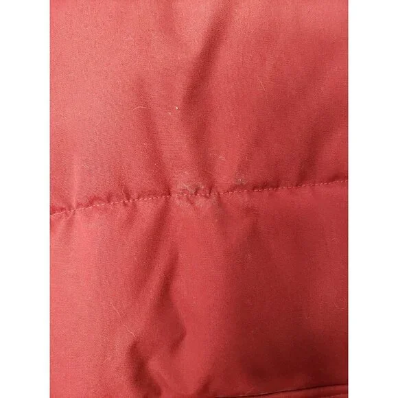Cabelas Premier Northern Goose Down Puffer Vest Sherpa Lined Red Size 3XL Tall - Picture 6 of 12